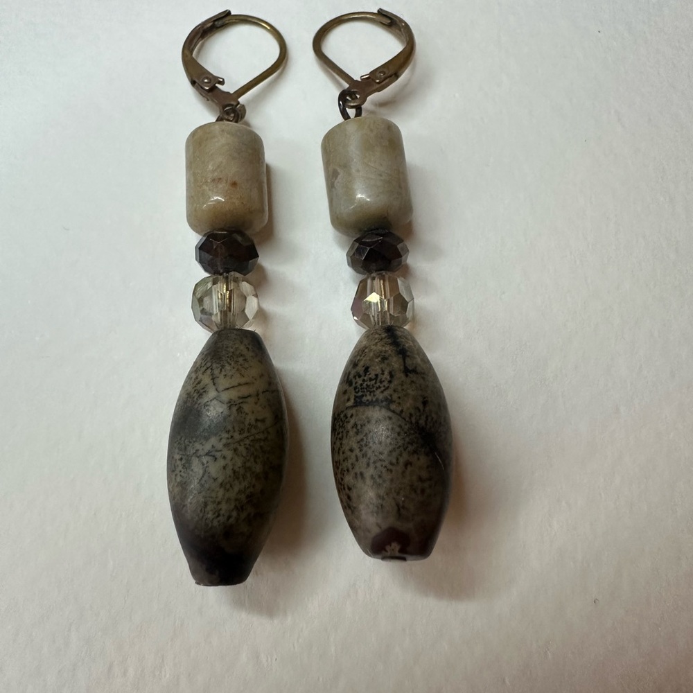 Elegant Stone Drop Earrings